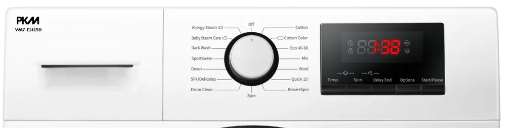 PKM Waschmaschine Waschautomat Waschvollautomat Frontlader 7kg WA7-ES1415D 5 PKM Waschmaschine Waschautomat Waschvollautomat Frontlader 7kg WA7-ES1415D – Bild 5