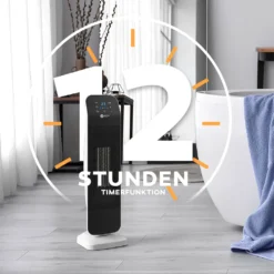 BALTER Heizlüfter 2000W, Heizstrahler, Heizung, Fernbedienung, Thermostat, 3 Heizstufen, Elektroheizung Mit 80° Oszillation, 12H Timer, Überhitzungs- Und Kippschutz 17 BALTER Heizlüfter 2000W, Heizstrahler, Heizung, Fernbedienung, Thermostat, 3 Heizstufen, Elektroheizung Mit 80° Oszillation, 12H Timer, Überhitzungs- Und Kippschutz -Luft Wrame Haus Geschaft b0ed594b90c04c8c58edf13a297952f3