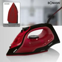BOMANN Dampfbügelautomat DB 6035 CB Schwarz/rot Dampf Bügeleisen 7 Funktionen 12 BOMANN Dampfbügelautomat DB 6035 CB Schwarz/rot Dampf Bügeleisen 7 Funktionen -Luft Wrame Haus Geschaft b140e1aacd056aae83fc4a821fb371ee
