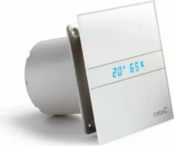 Cata Bad Glas Dunstabzugshaube 150mm Weiß Feuchtetemperaturanzeige