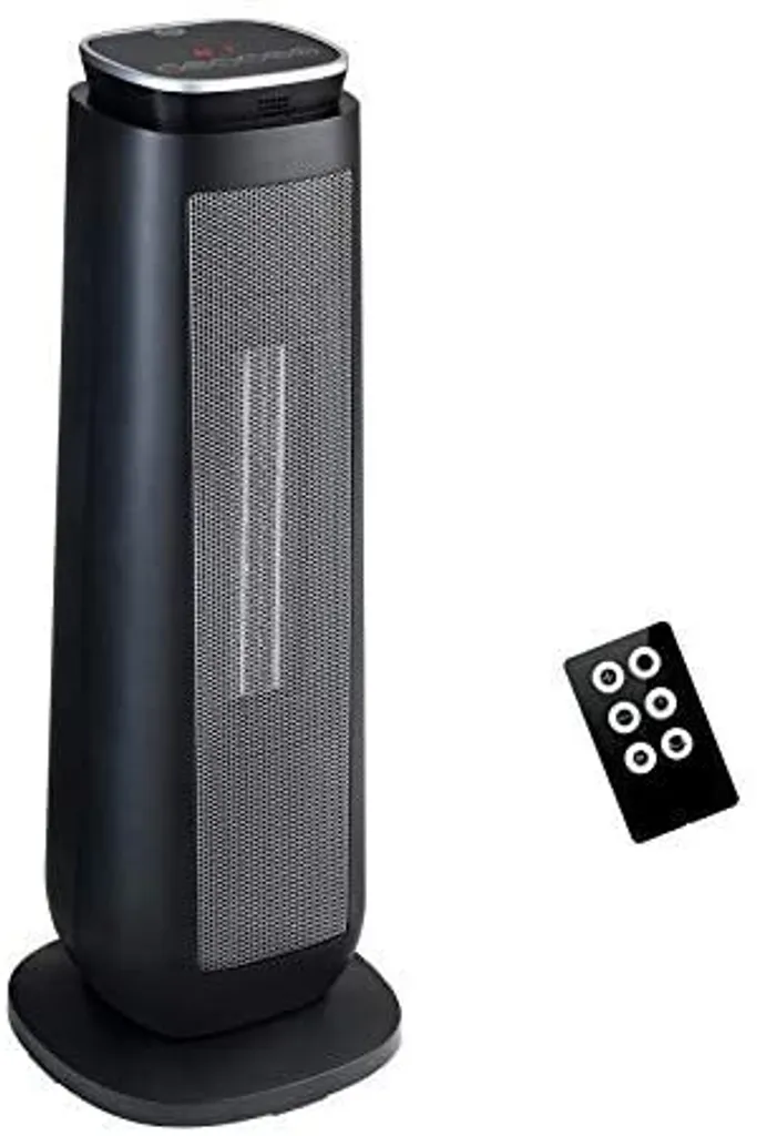 Midea NTH20-18MRA, Elektrischer Raumheizlüfter, Keramik, Indoor, Flur, Tisch, Schwarz, Silber, Tasten 1 Midea NTH20-18MRA, Elektrischer Raumheizlüfter, Keramik, Indoor, Flur, Tisch, Schwarz, Silber, Tasten