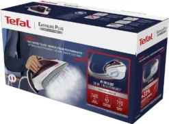 Tefal Dampfbügeleisen Easygliss FV5714 Weiß/beere -Luft Wrame Haus Geschaft b4fe51ae43a5ba0962ae3e7b7fcf04dc