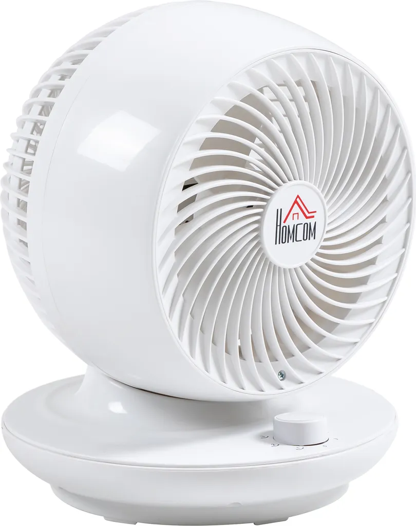 HOMCOM Tischventilator Umluftventilator 90° Kippfunktion 70° Oxidation 90° Schwenkbar Ventilator Lüfter 3 Geschwindigkeitsstufen ABS Kunststoff L Ø27 X 34H Cm 1 HOMCOM Tischventilator Umluftventilator 90° Kippfunktion 70° Oxidation 90° Schwenkbar Ventilator Lüfter 3 Geschwindigkeitsstufen ABS Kunststoff L Ø27 X 34H Cm