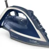 Tefal FV2838E0, Trocken- & Dampfbügeleisen, Cerilium Soleplate, 1,9 M, 180 G/min, Blau, Weiß, 40 G/min