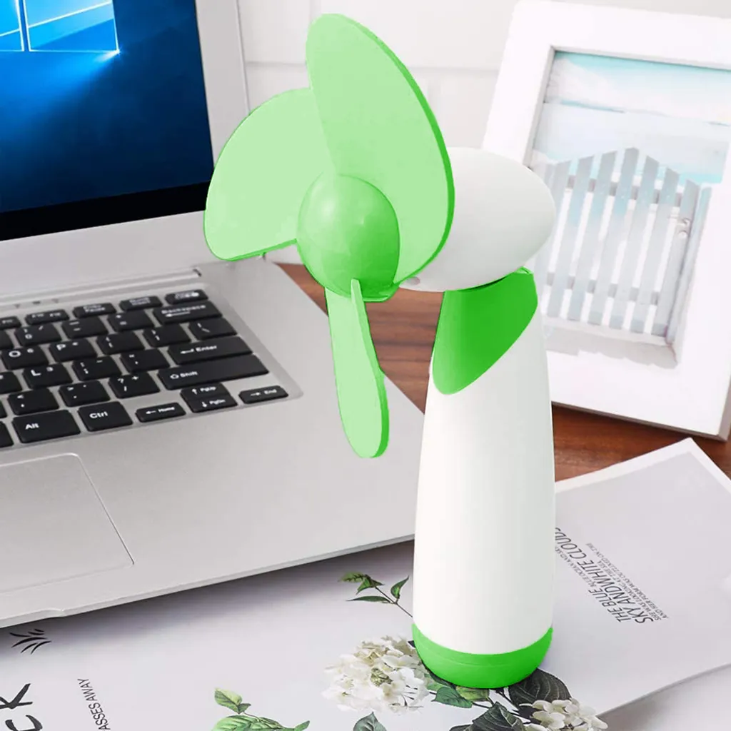 Handventilator Batterie Mini Ventilator Der Weichschaum-Blades Lüfter 8 Handventilator Batterie Mini Ventilator Der Weichschaum-Blades Lüfter – Bild 8