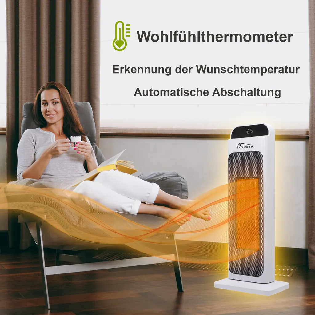 TroniTechnik Heizlüfter TT-PTC-02 Keramik Mit WIFI Und Fernbedienung 2000W 5 TroniTechnik Heizlüfter TT-PTC-02 Keramik Mit WIFI Und Fernbedienung 2000W – Bild 5