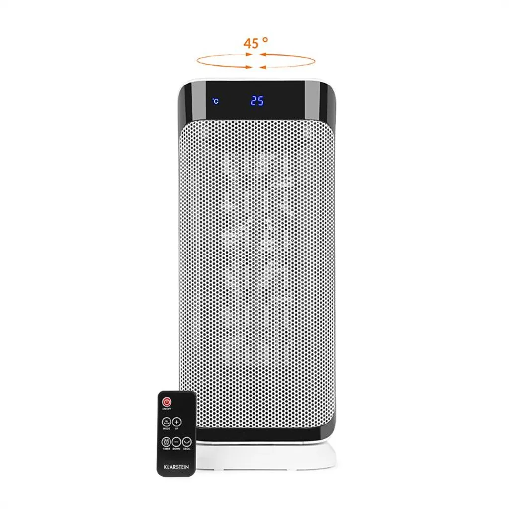 Chaval Heizturm 2.000 W Thermostat Timer Fernbedienung Weiß 3 Chaval Heizturm 2.000 W Thermostat Timer Fernbedienung Weiß – Bild 3