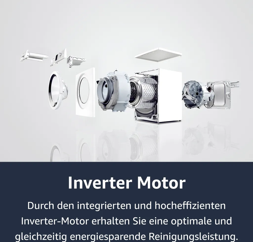 Telefunken W-9-1400-B Waschmaschine (9 Kg / 1400 U/Min) Mit LED Display, Mengenautomatik, Dosierungsautomatik, Inverter Motor 3 Telefunken W-9-1400-B Waschmaschine (9 Kg / 1400 U/Min) Mit LED Display, Mengenautomatik, Dosierungsautomatik, Inverter Motor – Bild 3