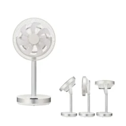 Kamome Büro, Bodenventilator, Extrem Leise (9,3 DB), Kontinuierlicher Luftstrom Bis Zu 17 M, Horizontal Und Vertikal, Zeitschaltuhr, Automatische Abschaltung, Fach Für Aromaöl -Luft Wrame Haus Geschaft bd859dbd69d40129c2016299bf8d7542