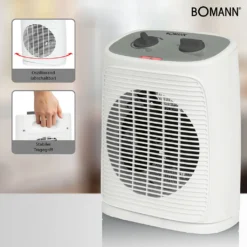 BOMANN Heizlüfter HL 6041 CB Weiß Heizgerät Elektroheizer Heater 2000 Watt -Luft Wrame Haus Geschaft bdc30118f6eb47b9a730b2c5803c9fe2
