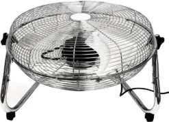 Esperanza Bodenventilator 50 Cm Hochgeschwindigkeits Windmaschine 110 W / 220V Metall Chrome 3 Laufgeschwindigkeiten -Luft Wrame Haus Geschaft bf8a8fa90f632d4c2db2224d5369d4c3