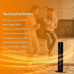 Tronitechnik PTC Turmheizer Keramikheizer 2000 Watt Heizlüfter Elektro Kamin Elektrischer Heizung Kaminfeuer Effekt Kaminofen 31 Tronitechnik PTC Turmheizer Keramikheizer 2000 Watt Heizlüfter Elektro Kamin Elektrischer Heizung Kaminfeuer Effekt Kaminofen -Luft Wrame Haus Geschaft bf9d74cdc542239dde4848944a2b2a8e