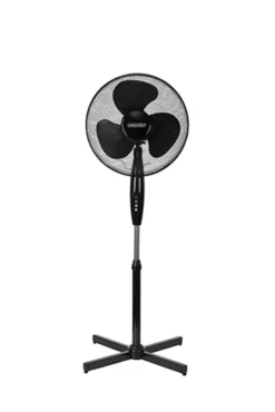 Adler Standventilator Ventilator Schwarz 45 Watt Ø 40 Cm 3 Geschwindigkeitsstufen