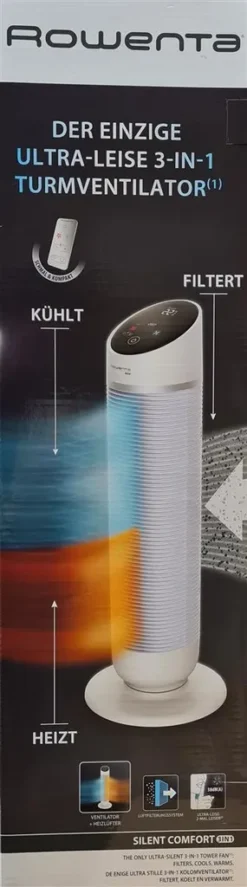 Rowenta HQ8120F0 Silent Comfort 3in1 Turmventilator Mit Smart-Technologie, Staubfilter, Ventilator & Heizung, 24h Startverzögerung, 10 Geschwindigkeitsstufen 29 Rowenta HQ8120F0 Silent Comfort 3in1 Turmventilator Mit Smart-Technologie, Staubfilter, Ventilator & Heizung, 24h Startverzögerung, 10 Geschwindigkeitsstufen -Luft Wrame Haus Geschaft c03020246a7e992e3069216fc577eb1f