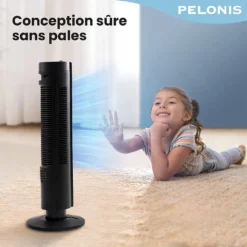 Pelonis Turmventilator, Ventilator Mit 3 Geschwindigkeiten, Ventilator Leise Standventilator Mit 2H Timer & 60° Oszillation, 2-in-1 Lüfter Säulenventilator Nur 52dbA 14 Pelonis Turmventilator, Ventilator Mit 3 Geschwindigkeiten, Ventilator Leise Standventilator Mit 2H Timer & 60° Oszillation, 2-in-1 Lüfter Säulenventilator Nur 52dbA -Luft Wrame Haus Geschaft c06ec883651d09377901302cf07c401e