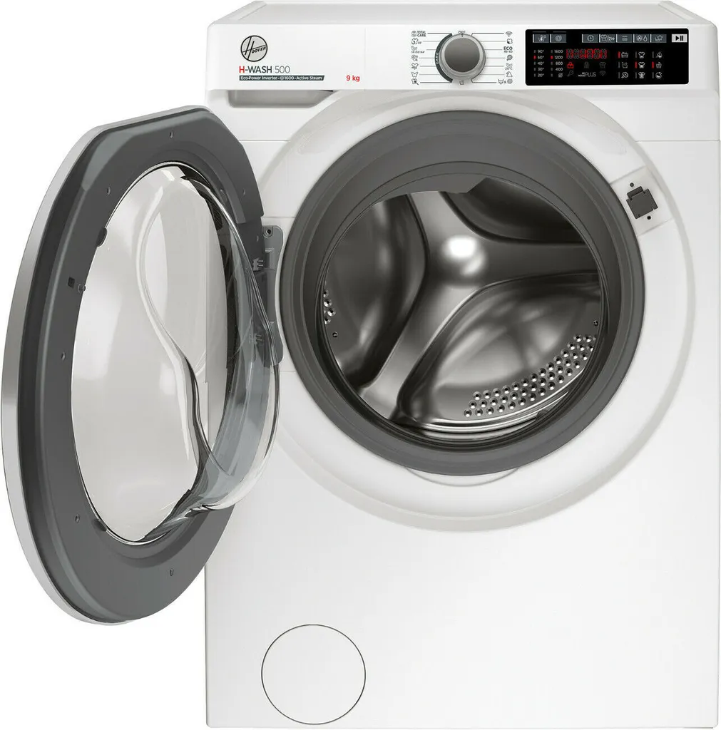 HOOVER HWQ 69AMBS/1-S H-WASH 500 FRONTLADER WASCHMASCHINE 9 Kg 1600 U/min 2 HOOVER HWQ 69AMBS/1-S H-WASH 500 FRONTLADER WASCHMASCHINE 9 Kg 1600 U/min – Bild 2