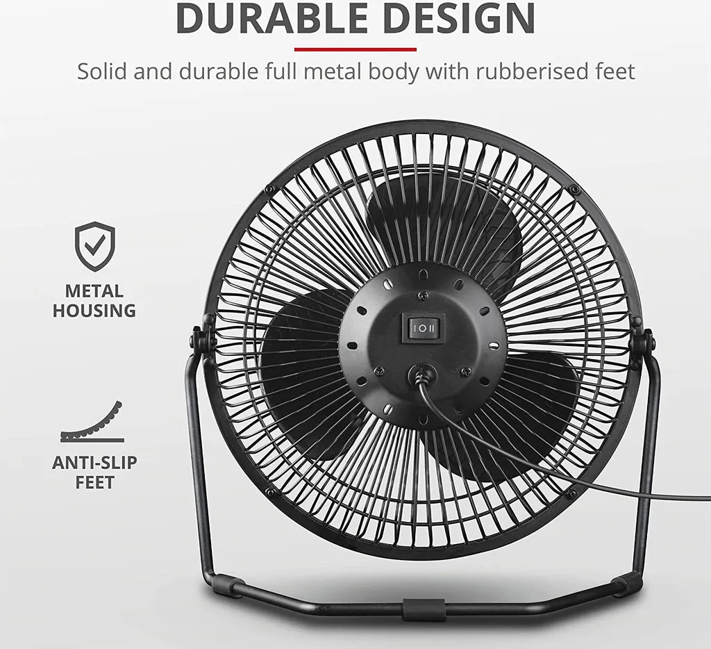 Trust Blaze USB-Kühllüfter, Einstellbare Geschwindigkeit, 120 Cm Kabel - Schwarz 5 Trust Blaze USB-Kühllüfter, Einstellbare Geschwindigkeit, 120 Cm Kabel - Schwarz – Bild 5