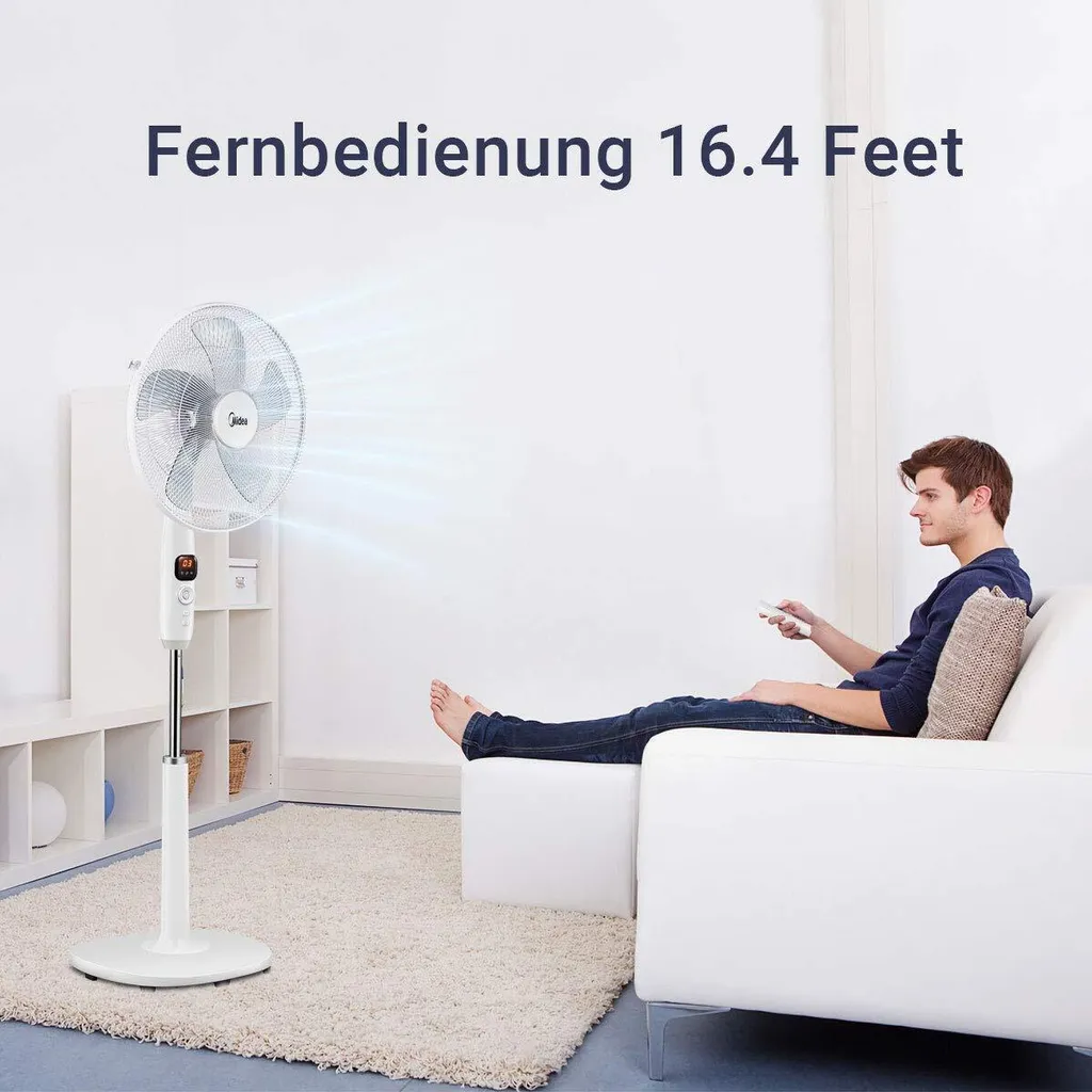 Ventilator Standventilator Fernbedienung FS40-16CR Midea Inverter Motor Leise 11 Ventilator Standventilator Fernbedienung FS40-16CR Midea Inverter Motor Leise – Bild 11