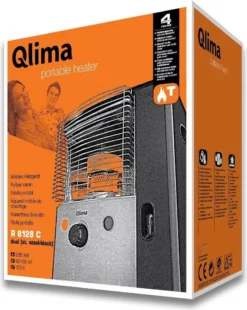 Qlima Heizofen R 8128S C-2 Edelstahl Schwarz 5,2 L -Luft Wrame Haus Geschaft c2fe236930931f54635d4f23cc6a02bf