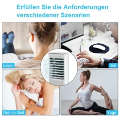 4in1 Mobile Klimagerät Luftkühler Standventilator Luftbefeuchter Luftreiniger Standventilator -Luft Wrame Haus Geschaft c383cb9350765bce3730b7ff0aff9c79