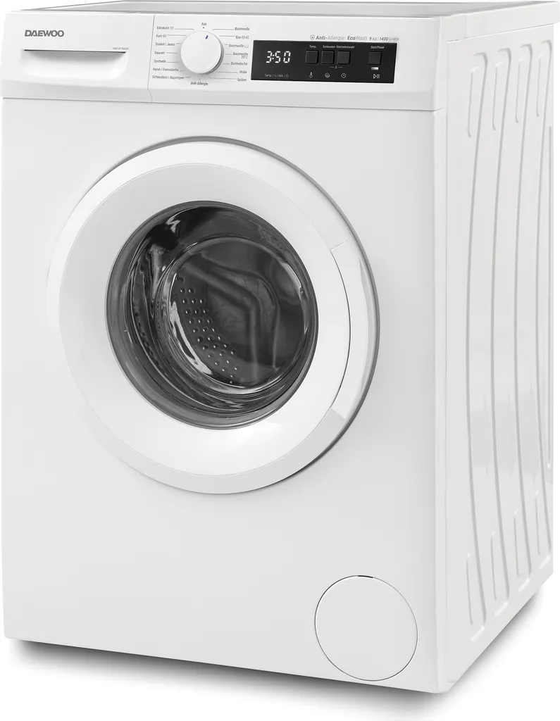 Waschmaschine Frontlader AquaStop 9kg Inverter Motor DAEWOO WM914T1WA0DE 4 Waschmaschine Frontlader AquaStop 9kg Inverter Motor DAEWOO WM914T1WA0DE – Bild 4