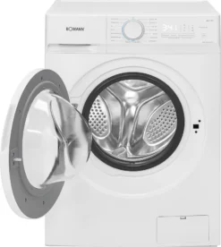 Bomann WA 7193 Waschmaschine, 9kg, 15 Waschprogramme, 1.400 U/min.(max), LED-Display, Kindersicherung, Hygiene Pro, Weiß -Luft Wrame Haus Geschaft c4d8c7700f1220bdef168d8bea496851
