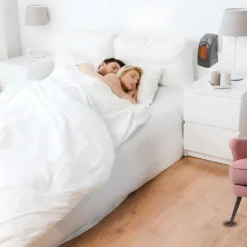 350W Steckdosen Heizlüfter Mini Heizung Elektroheizer Keramik Heizgerät Energiesparend Lufterhitzer Plug Heater Energie Sparen 220V Schwarz Retoo -Luft Wrame Haus Geschaft c53f248fde82b50575d105b273e22482