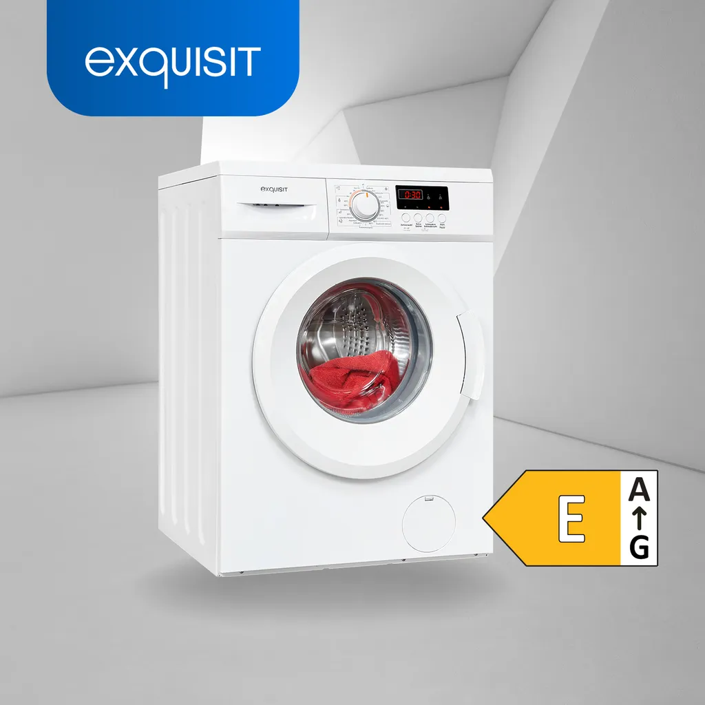Exquisit Waschmaschine WA7014-030E Weiss | 7 Kg Fassungsvermögen | Weiß 2 Exquisit Waschmaschine WA7014-030E Weiss | 7 Kg Fassungsvermögen | Weiß – Bild 2