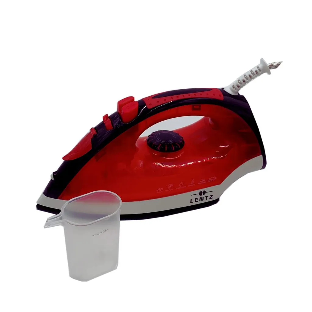 20532 Dampfbügeleisen 2300 W Rot Lentz 2 20532 Dampfbügeleisen 2300 W Rot Lentz – Bild 2