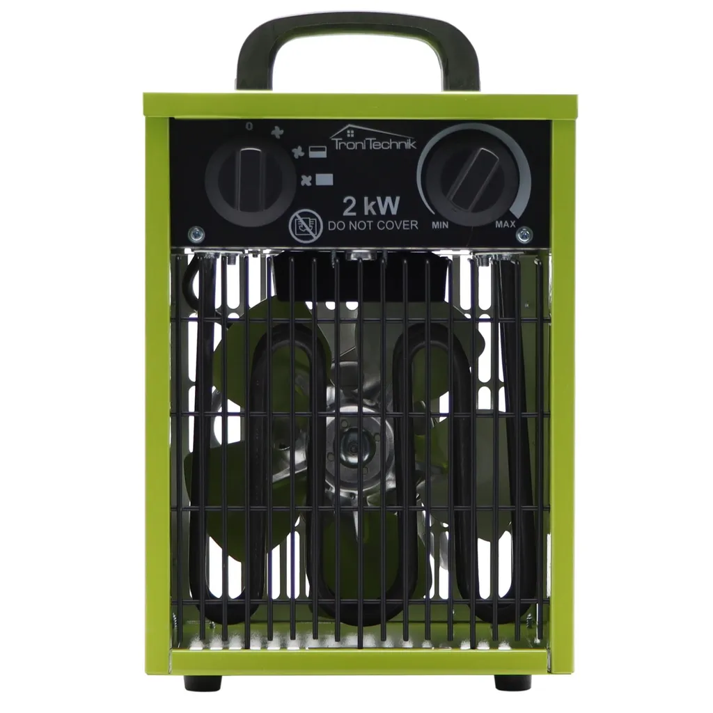 Tronitechnik TT-EIH-152 Heizgerät Heizlüfter Heizung 2.000 Watt, Tragegriff, Stahl, Stufenlose Thermosteuerung 3 Tronitechnik TT-EIH-152 Heizgerät Heizlüfter Heizung 2.000 Watt, Tragegriff, Stahl, Stufenlose Thermosteuerung – Bild 3