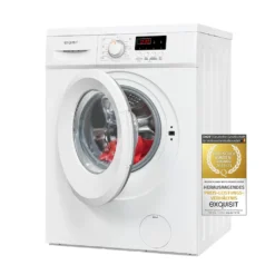 Exquisit Waschmaschine WA8014-030E Weiss | 8 Kg Fassungsvermögen | 1400 U/min