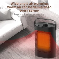 Heizlüfter Energiesparend 1500W, Elektrisch Heizung, PTC Keramik Heizung, Überhitzungs Und Kippschutz, 3 Heizstufen, 70° Oszillation, Für Zimmer, Büro, Wohnräume -Luft Wrame Haus Geschaft c7e674c780ae00c6dc58fcd33f8d74d8