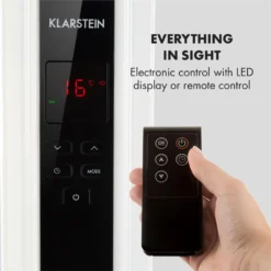 Thermaxx 2500 Ölradiator 2500W 5-35° C 24h-Timer Weiß/schwarz -Luft Wrame Haus Geschaft c92dbf0bca7b2797d5b603837f236fc6