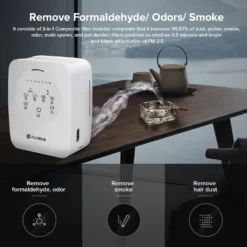 AUGIENB Luftreiniger Luftbefeuchter Allergie HEPA-Kombifilter Rauch Air Purifier 12 AUGIENB Luftreiniger Luftbefeuchter Allergie HEPA-Kombifilter Rauch Air Purifier -Luft Wrame Haus Geschaft cbc87205d889faee2e4685c660a41e47