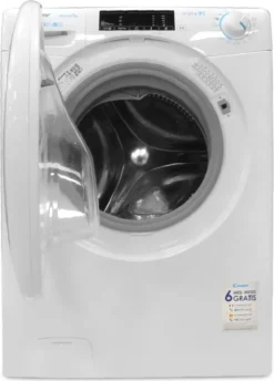 Candy Smart Pro CSO44 1285TE/2-S Waschmaschine / 8 Kg/Smarte Bedienung Mit Wi-Fi Und Bluetooth/Easy Iron – Dampffunktion/Symbolblende/Tiefe Nur 46,9 Cm, Weiß -Luft Wrame Haus Geschaft ccc3feaad2271b4ccb0f93804fdff22a