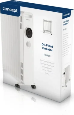 Concept RO3311, Öl-Heizlüfter, Öl, 0,18 M, Indoor, Flur, Weiß 17 Concept RO3311, Öl-Heizlüfter, Öl, 0,18 M, Indoor, Flur, Weiß -Luft Wrame Haus Geschaft cf3265695a9c4b00c48480439ed21357