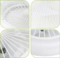 Lospitch Deckenventilator Fernbedienung Weiss Mit Beleuchtet Beleuchtung Schlaf 80W -Luft Wrame Haus Geschaft d1471eee1e3f6d6a7014cc3be4925a27