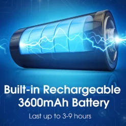 Tragbarer Halsventilator Klimaanlage, 360° Bladeless Kühlventilator Tragbar Nacken Klimaanlage Mit Kühlung Chip & LCD-Schirm, Wiederaufladbarer USB-Sportventilator Für Büro Turnhalle Strand -Luft Wrame Haus Geschaft d2aa7c14a584d8a53d3ca8cbce6c10fa