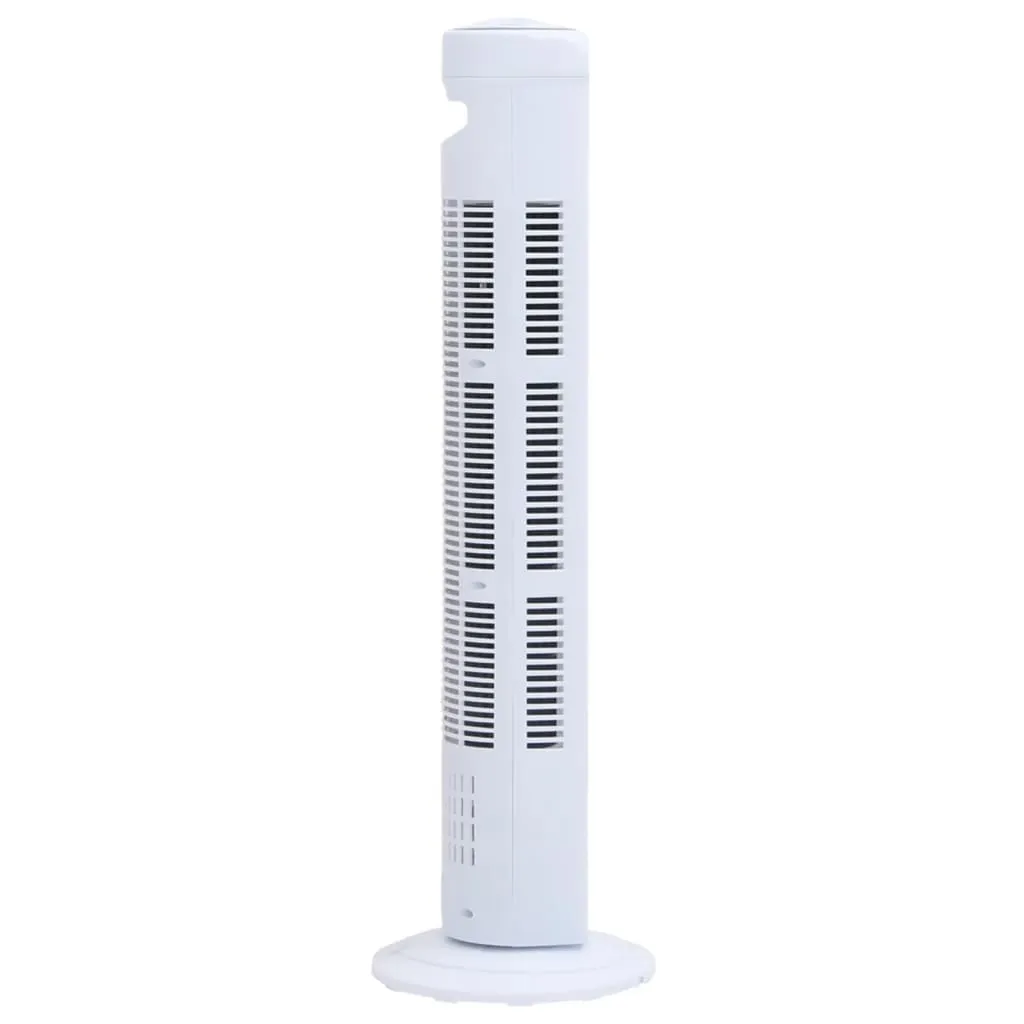 VidaXL Turmventilator Φ24x80 Cm Weiß 3 VidaXL Turmventilator Φ24x80 Cm Weiß – Bild 3