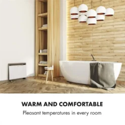 Gotland Konvektorheizung 600/900/1500W Glasfront Standgerät Weiß -Luft Wrame Haus Geschaft d44781103d1a0e666cb9c07445f0200e