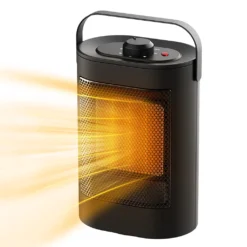 Speed Heizlüfter Energiesparend 1500W, Elektrisch Heizung Mit Drei Leistungsstufen, 120° Oszillation,Sicherheitsabschaltfunktion