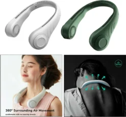 Tragbarer Mini Fan Nackenbügel Klingenloser Hängender Halsventilator Lazy Neck Hanging Cooler USB Wiederaufladbar USB, Weiß 13 Tragbarer Mini Fan Nackenbügel Klingenloser Hängender Halsventilator Lazy Neck Hanging Cooler USB Wiederaufladbar USB, Weiß -Luft Wrame Haus Geschaft d557e0264328c323dd1e209a016ff67d