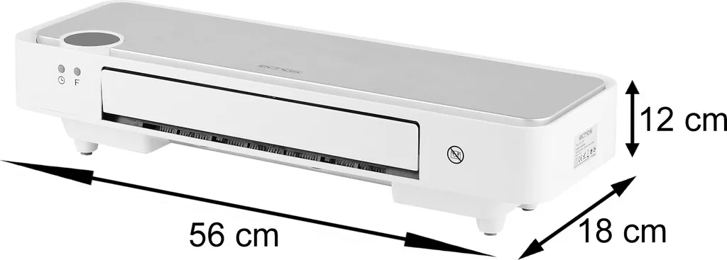 Echos Keramik Heizlüfter | Mit Fernbedienung | 2 Leistungsstufen (1000, 2000 W) | Wandmontage Möglich | 8 Echos Keramik Heizlüfter | Mit Fernbedienung | 2 Leistungsstufen (1000, 2000 W) | Wandmontage Möglich | – Bild 8