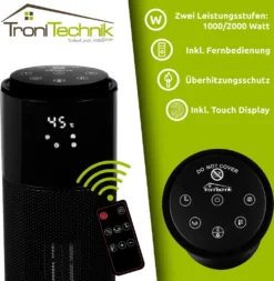 Tronitechnik PTC Turmheizer Keramikheizer 2000 Watt Heizlüfter Elektro Kamin Elektrischer Heizung Kaminfeuer Effekt Kaminofen 19 Tronitechnik PTC Turmheizer Keramikheizer 2000 Watt Heizlüfter Elektro Kamin Elektrischer Heizung Kaminfeuer Effekt Kaminofen -Luft Wrame Haus Geschaft d649c39362d14a5f01198c2ca3b63266