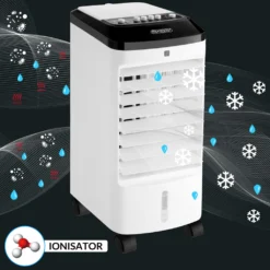 Monzana Luftkühler MZ401 3in1 4l Inkl 3 Stufen Ventilator Luftkühler Luftbefeuchter Ionisator Aircooler Klimagerät -Luft Wrame Haus Geschaft d7072a134c57940eb56913d9cb283394