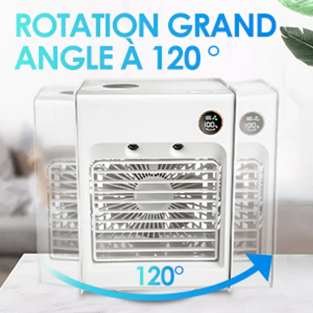5in1 Tragbarer Mini Klimaanlagen Lüfter Desktop Mobile Klimageräte Luftbefeuchter Kühler Luftventilator 3 5in1 Tragbarer Mini Klimaanlagen Lüfter Desktop Mobile Klimageräte Luftbefeuchter Kühler Luftventilator – Bild 3