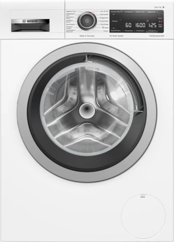 Bosch Serie 8 WAX32M12 Waschmaschine Frontlader 10 Kg 1600 RPM B Weiß 6 Bosch Serie 8 WAX32M12 Waschmaschine Frontlader 10 Kg 1600 RPM B Weiß – Bild 6