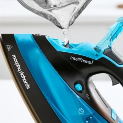 Morphy Richards 303210, Dampfbügeleisen, 3 M, 200 G/min, Schwarz, Blau, 40 G/min, 0,38 L 16 Morphy Richards 303210, Dampfbügeleisen, 3 M, 200 G/min, Schwarz, Blau, 40 G/min, 0,38 L -Luft Wrame Haus Geschaft d87995eb78af345eff62300f8f68f631