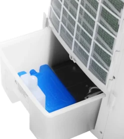 Monzana Luftkühler MZ804 4in1 Fernbedienung 8L Tank Timer Mobil Luftbefeuchter Ventilator Klimaanlage Ionisator Luftkühler LED Display Aircooler Klimagerät -Luft Wrame Haus Geschaft d8a757fb1e61b2ba55133a13bedd48d6