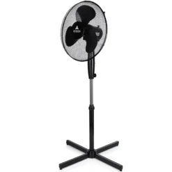 AERSON Standventilator Ventilator Windmaschine Luftkühler Oszillierend 50W Schwarz -Luft Wrame Haus Geschaft d96dacd22c0a54b338258c7449d0b021